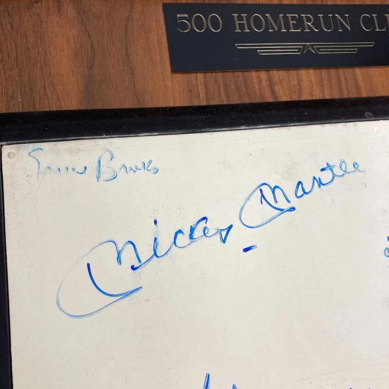 500 Home Run Signed Home Plate 12 Sigs Mickey Mantle Ted Williams JSA COA - 4