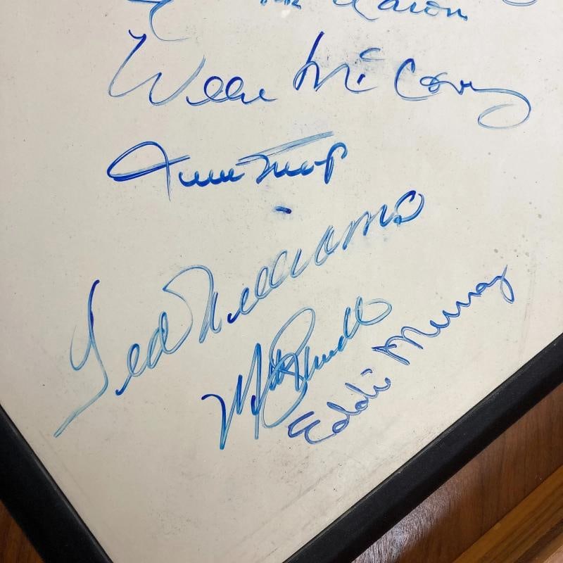 500 Home Run Signed Home Plate 12 Sigs Mickey Mantle Ted Williams JSA COA - 5