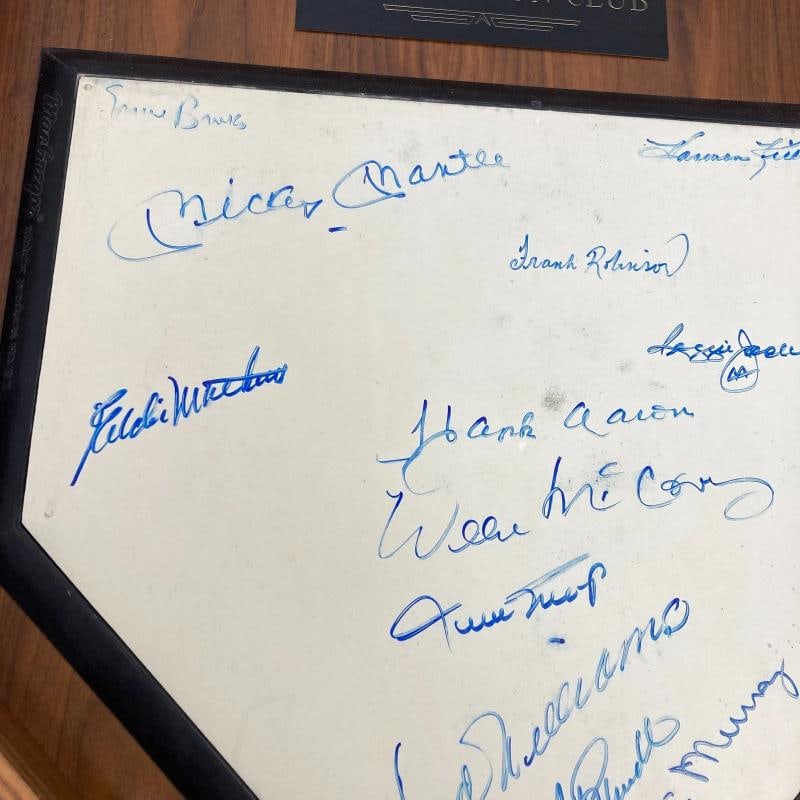 500 Home Run Signed Home Plate 12 Sigs Mickey Mantle Ted Williams JSA COA - 7