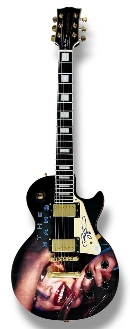 Ric Ocasek Signed Guitar Custom Graphics JSA COA The Cars Just What I Needed - 3