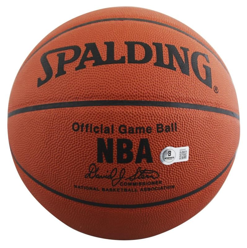 Kobe Bryant Signed Spalding Official Game Basketball (Beckett LOA) - 4