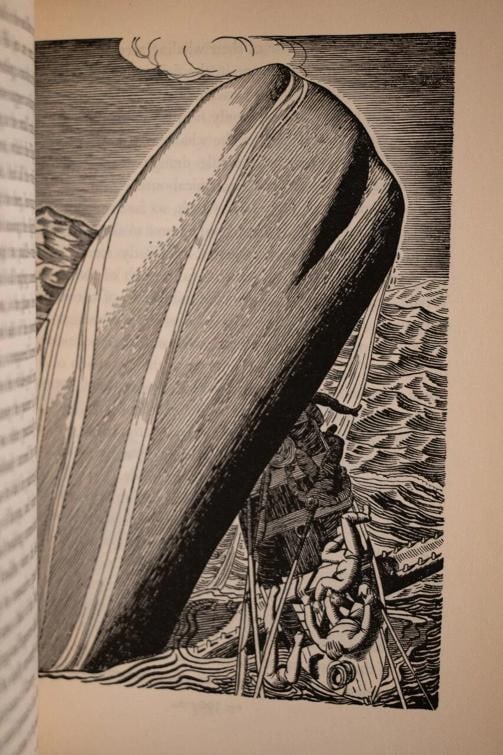 Herman Melville / Moby Dick or The Whale 1st Edition 1930 - 13