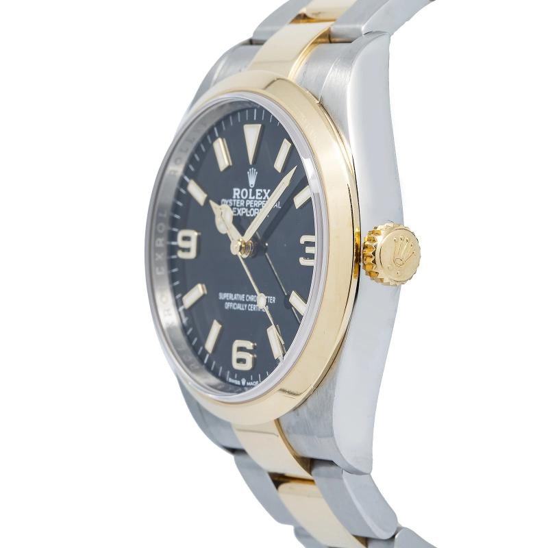 Rolex Explorer 124273 2022 Card 18K YG Two Tone Black Dial Auto Men's Watch 36mm - 3