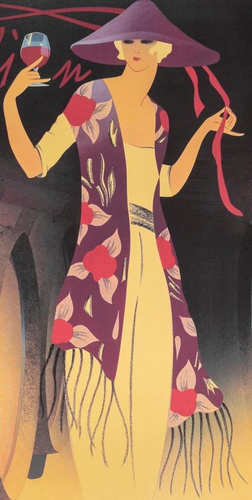 Original Vintage Poster - Sommer - Saint Emilion - Chateau Lapeyre - Wine - 1995 - 3
