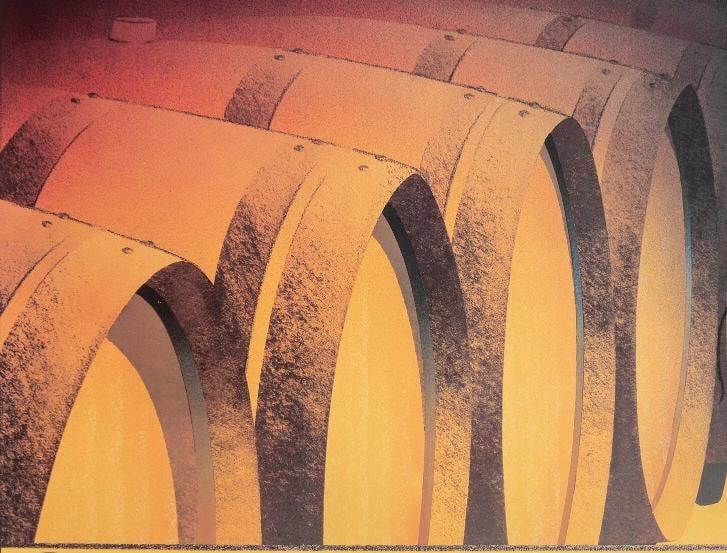Original Vintage Poster - Sommer - Saint Emilion - Chateau Lapeyre - Wine - 1995 - 4