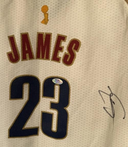 LeBron James Autographed Signed Cavaliers NBA Finals Jersey Auto PSA/DNA LOA - 2