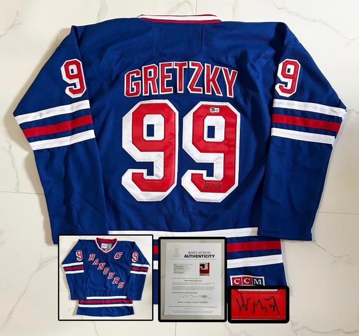 Wayne Gretzky Signed Jersey New York Rangers Beckett BAS 1 COA: Condition: New: A brand-new, unused, unopened, undamaged item (including handmade items). ,Country of Origin: United States,Modified Item: No,Original/Reproduction: Original