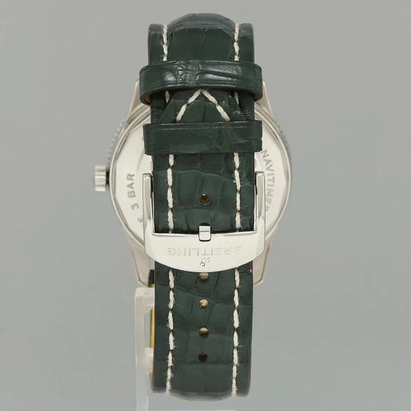 2022 PAPERS MINT BREITLNG NAVITIMER 41 GREEN DIAL A17326 CHRONO WATCH BOX - 5
