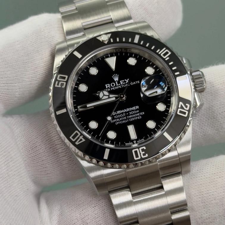 2024 Rolex Submariner 126610LN 41mm Black Ceramic Stainless Steel Box Paper - 5