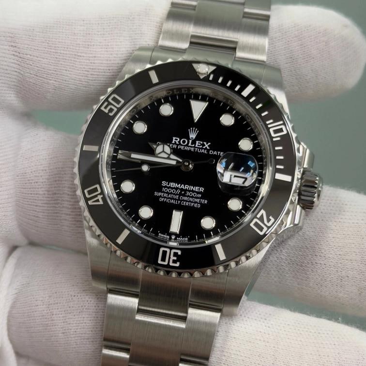 2024 Rolex Submariner 126610LN 41mm Black Ceramic Stainless Steel Box Paper - 9
