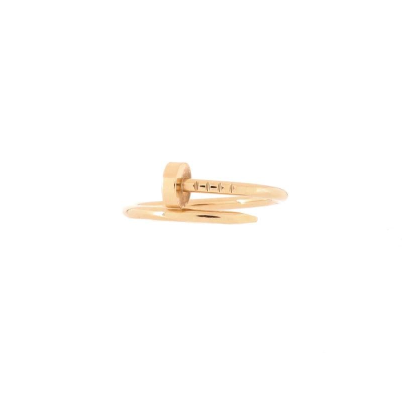 Cartier Juste un Clou Ring 18K Yellow Gold Small: Condition: Pre-owned - Good,Brand: Cartier,Main Stone: Unknown,Metal: 18K Yellow Gold,Metal Purity: 18K,Ring Size: 6.75 - 54,Type: Ring,Color: Yellow Gold,Style: 18K Yellow Gold,Material: 18K Yellow