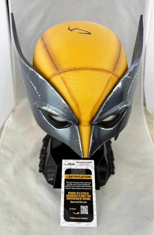 Hugh Jackman Signed Mask Marvel Legends JSA COA: Condition: New: A brand-new, unused, unopened, undamaged item (including handmade items). ,Modified Item: No,Country of Origin: United States,Original/Reproduction: Original