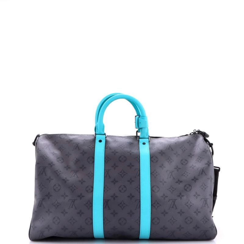 Louis Vuitton Keepall Bandouliere Bag Reverse Monogram Eclipse Canvas - 3