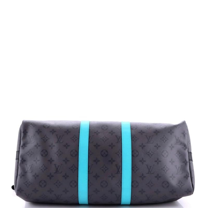 Louis Vuitton Keepall Bandouliere Bag Reverse Monogram Eclipse Canvas - 4