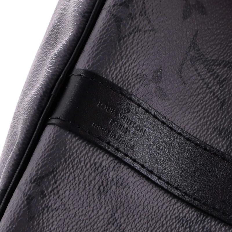 Louis Vuitton Keepall Bandouliere Bag Reverse Monogram Eclipse Canvas - 7