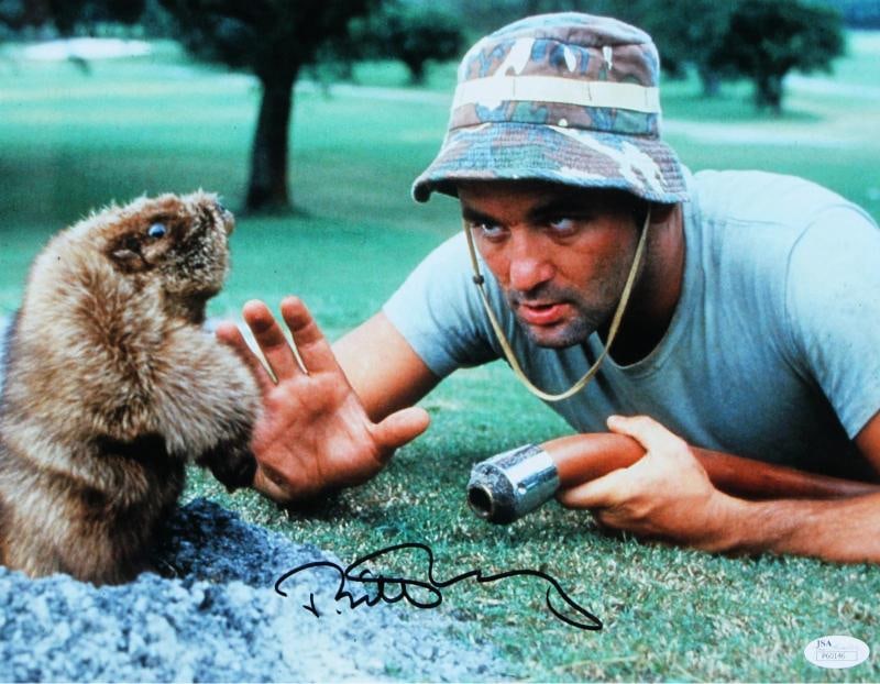 Caddyshack (5) Chase, Dangerfield, Murray, Morgan +1 Signed Framed Display BAS - 3