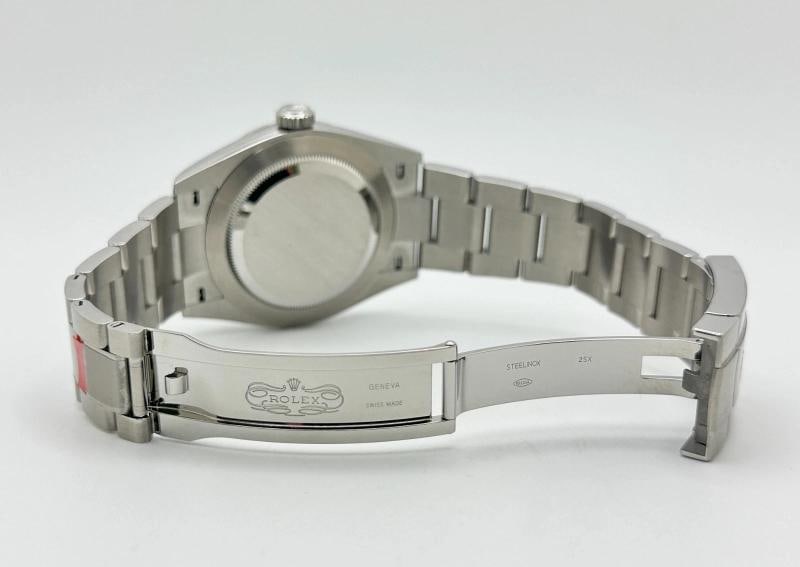 2026 NEW Rolex Oyster Perpetual 134300 41mm Med Blue Dial Steel Box Papers - 7