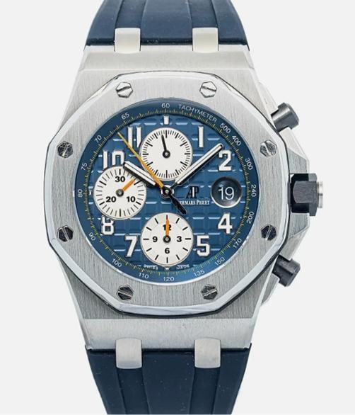 Audemars Piguet Royal Oak Offshore 26470ST SS Blue Dial Auto Men's Watch 42mm (1 of 1)