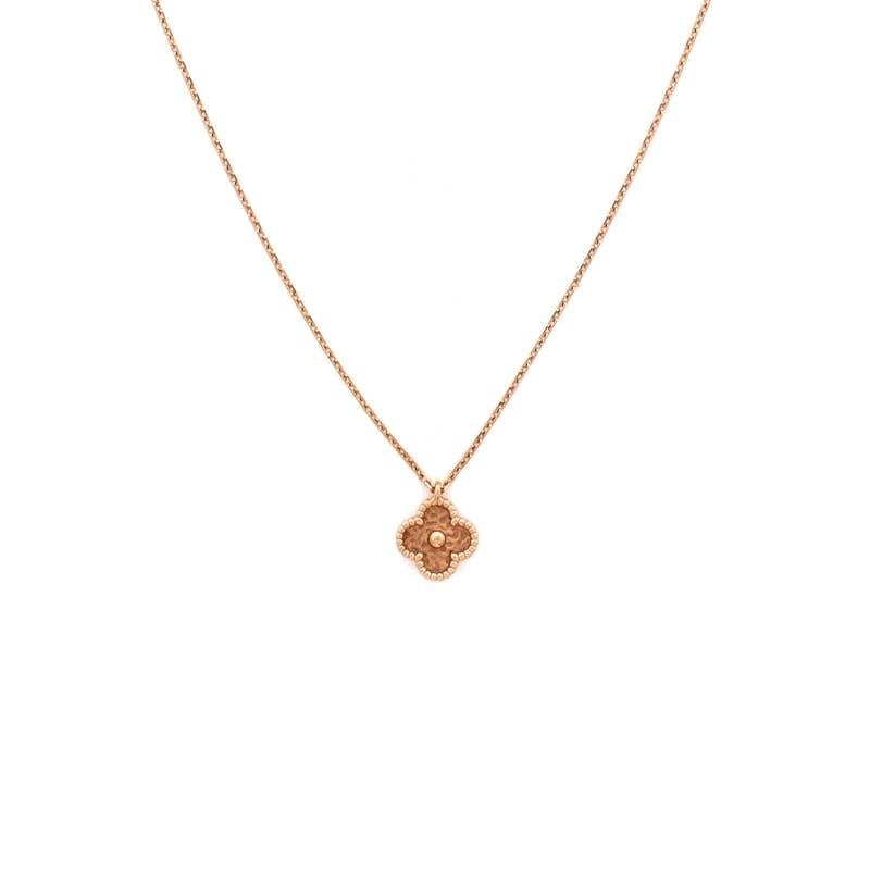 Van Cleef & Arpels Sweet Alhambra Pendant Necklace 18K Rose Gold (1 of 4)