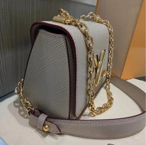 Louis Vuitton Twist Crossbody PM Galet Grey Epi Leather M21133 - 4