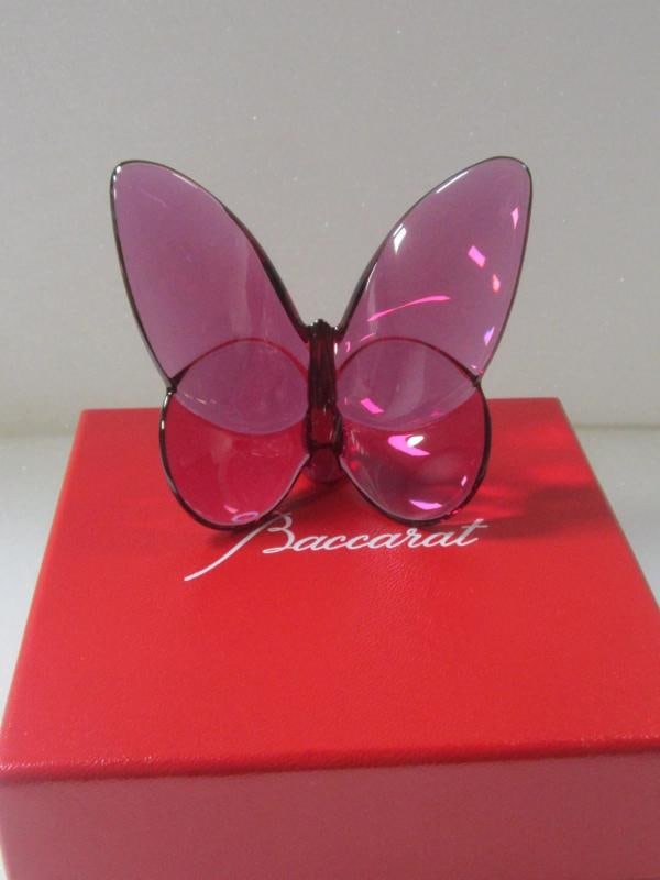 NEW BACCARAT CRYSTAL PAPILLON LUCKY BUTTERFLY PEONY #2102548 BRAND NIB: Condition: New: A brand-new, unused, unopened, undamaged item in its original packaging (where packaging is applicable). Packaging should be the same as what is found in a retail store, unless the ite