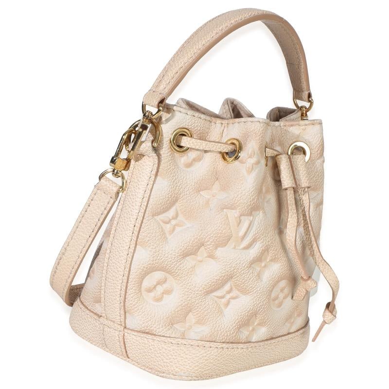 Louis Vuitton Beige Clair Monogram Empreinte Stardust Nano Noe - 10
