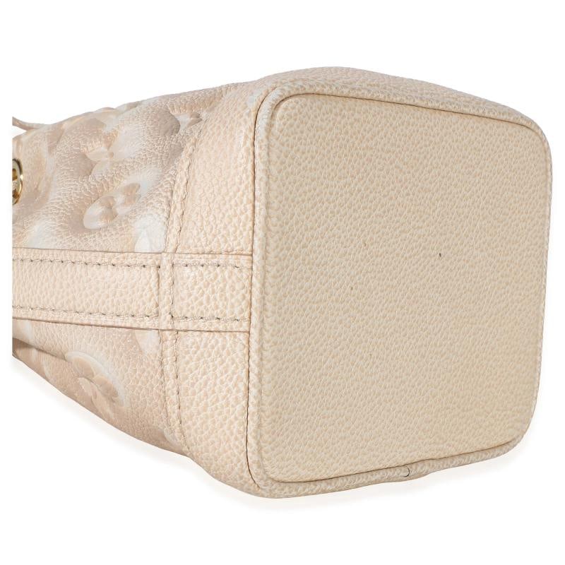 Louis Vuitton Beige Clair Monogram Empreinte Stardust Nano Noe - 2