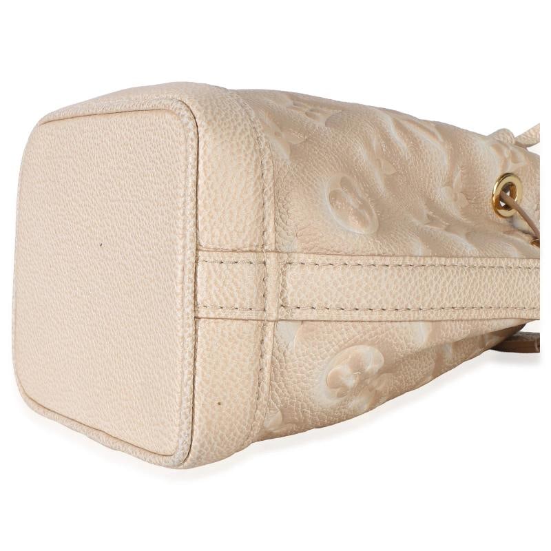 Louis Vuitton Beige Clair Monogram Empreinte Stardust Nano Noe - 7