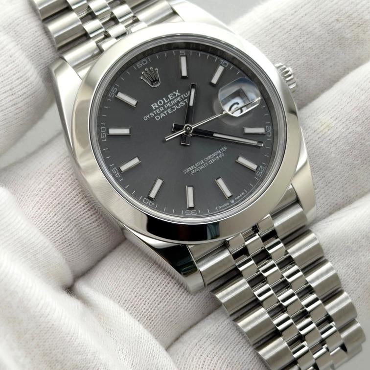 2024 Rolex Datejust 41 126300 Rhodium Dial Jubilee Stainless Steel Box Paper - 3