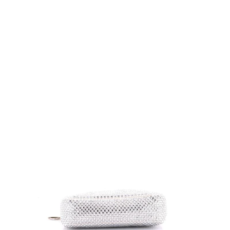 Prada Re-Edition 2000 Hobo Crystal Embellished Satin Mini - 4