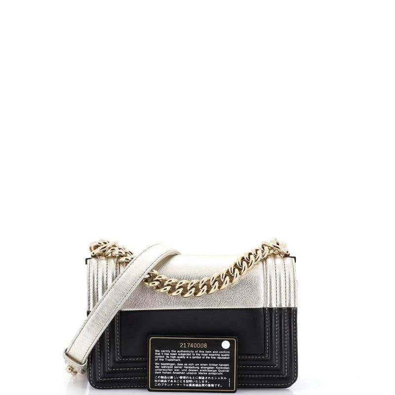 Chanel Bicolor Boy Flap Bag Calfskin Small - 2