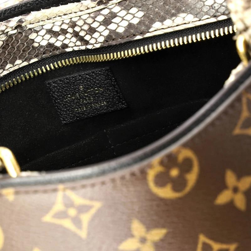 Louis Vuitton Popincourt NM Handbag Monogram Canvas with Python MM - 6