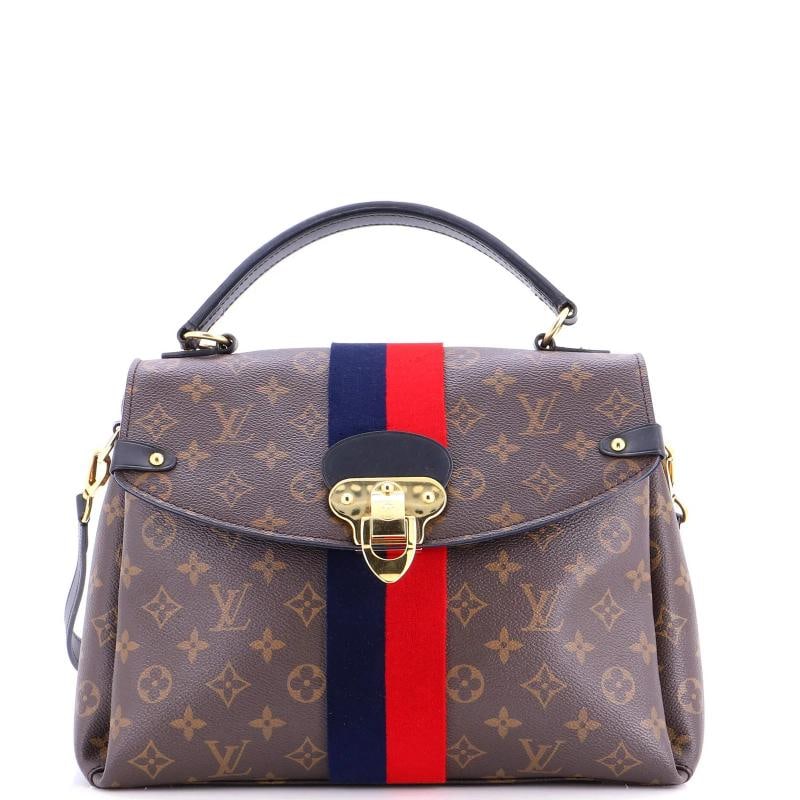 Louis Vuitton Georges Handbag Monogram Canvas MM: Accessories: Dust Bag, With Strap Measurements: Handle Drop 4.5", Height 10", Width 12", Depth 6", Strap Drop 16" . Condition: Pre-owned - Good,Brand: Louis Vuitton,Exterior Material: Canvas