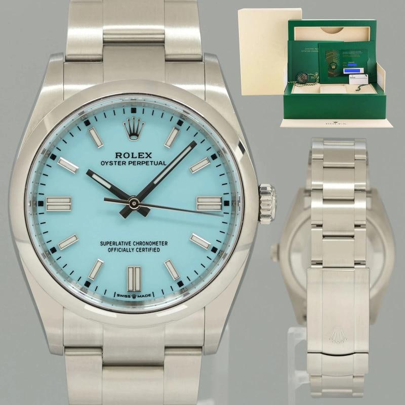 2021 NEW PAPERS Rolex Oyster 126000 Perpetual 36mm TIFFANY BLUE Watch Box: Condition: Pre-owned - Excellent,Brand: Rolex,Department: Men,Type: Wristwatch,UPC: Does Not Apply,Country of Origin: Switzerland Watch Details Brand: Rolex Model: Oyster Perpetual Reference: 126000 S