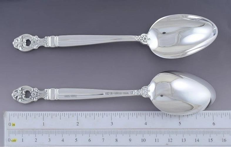 Great set 13 Towle Sterling Silver Monte Cristo Montecristo Teaspoons - 3