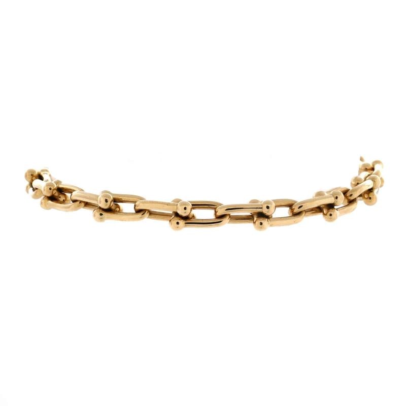 Tiffany & Co. HardWear Link Bracelet 18K Yellow Gold Small: Measurements: Circumference: 7.50 ", Width: 6.45 mm . Condition: Pre-owned - Good,Brand: Tiffany & Co.,Main Stone: Unknown,Metal: 18K Yellow Gold,Metal Purity: 18K,Style: Bracelet,Type: