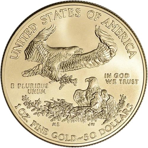 American Gold Eagle (1 oz) $50 - BU - Random Date - 4