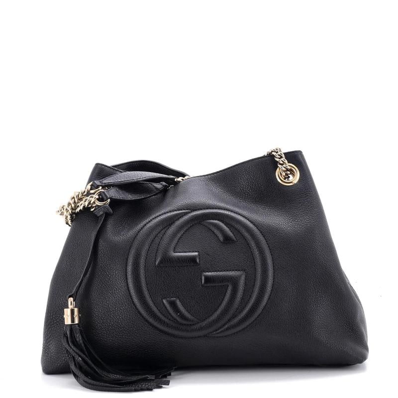 Gucci Soho Chain Strap Shoulder Bag Leather Medium (1 of 6)