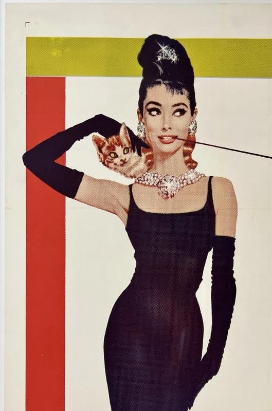 Original Vintage Movie Poster BREAKFAST AT TIFFANY'S Hepburn Rooney Classic OL - 2