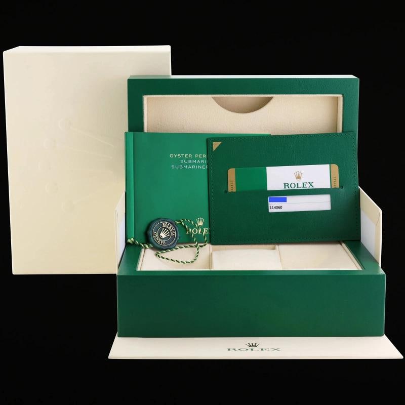 MINT 2018 PAPERS Rolex Submariner No Date 114060 LN Steel Black Ceramic Watch - 7