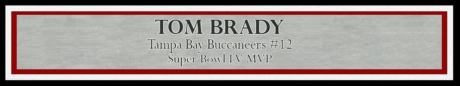 Tom Brady Signed Framed 16x20 Photo Buccaneers Super Bowl LV Fanatics Holo - 5