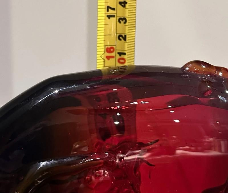 MURANO Art Glass Sculpture~ Signed~ (16"H x 10.5"W) - 18