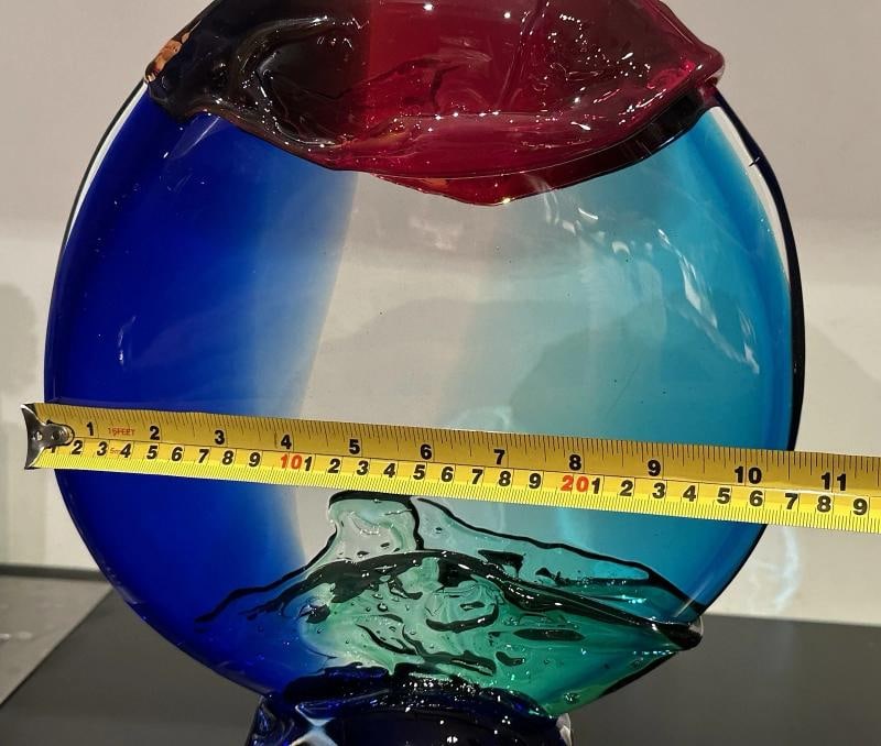 MURANO Art Glass Sculpture~ Signed~ (16"H x 10.5"W) - 19