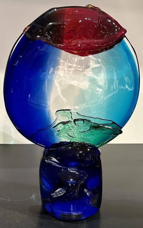 MURANO Art Glass Sculpture~ Signed~ (16"H x 10.5"W): Condition: New: A brand-new, unused, unopened, undamaged item in its original packaging (where packaging is applicable). Packaging should be the same as what is found in a retail store, unless the