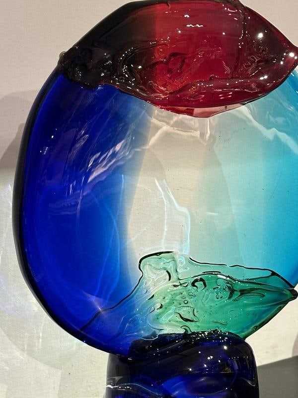 MURANO Art Glass Sculpture~ Signed~ (16"H x 10.5"W) - 3