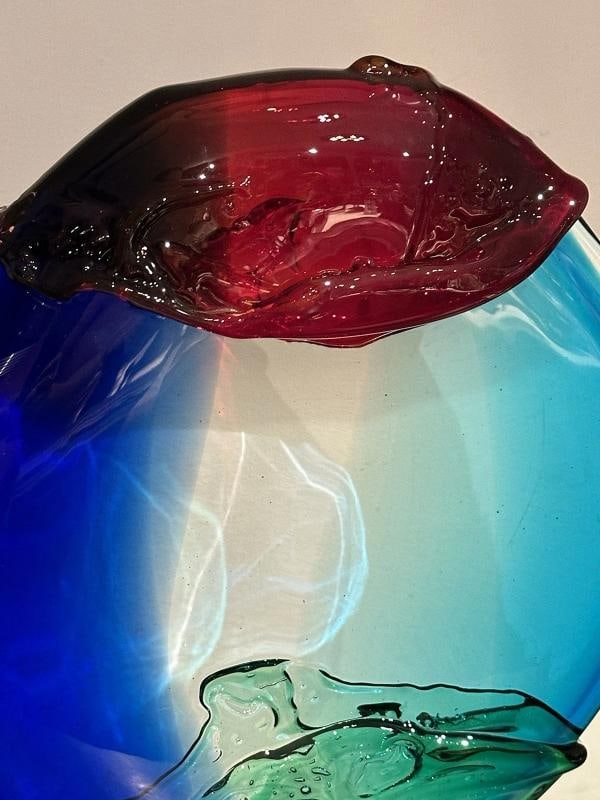 MURANO Art Glass Sculpture~ Signed~ (16"H x 10.5"W) - 4