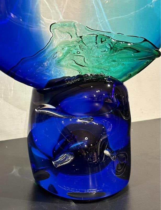 MURANO Art Glass Sculpture~ Signed~ (16"H x 10.5"W) - 6