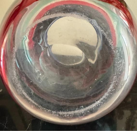 Fulvio Bianconi Signed Murano Art Glass Vase~(12"H) - 13