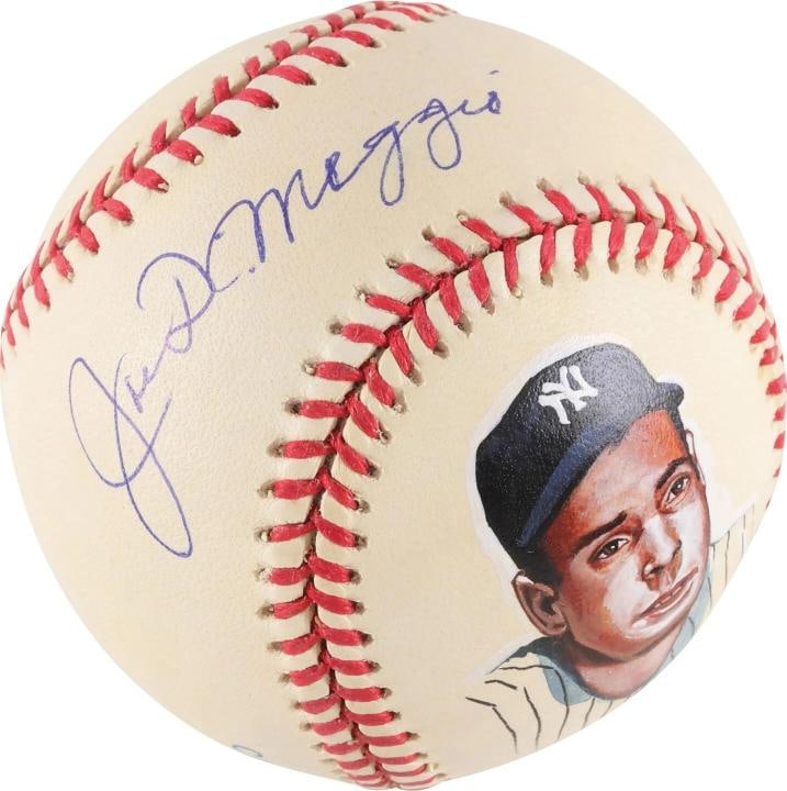 Joe Dimaggio Signed American League Baseball PSA DNA Graded 10 GEM MINT - 3