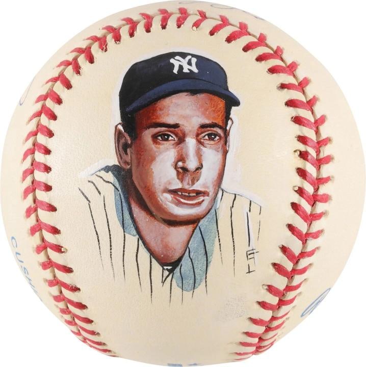 Joe Dimaggio Signed American League Baseball PSA DNA Graded 10 GEM MINT - 4
